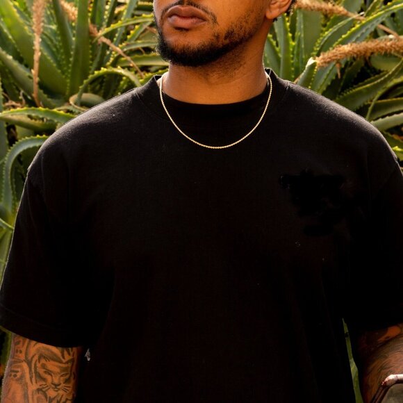 Solid Yellow Gold Plated 316 Stainless Steel 2MM Twist Rope Chain Necklace - Picture 3 of 5